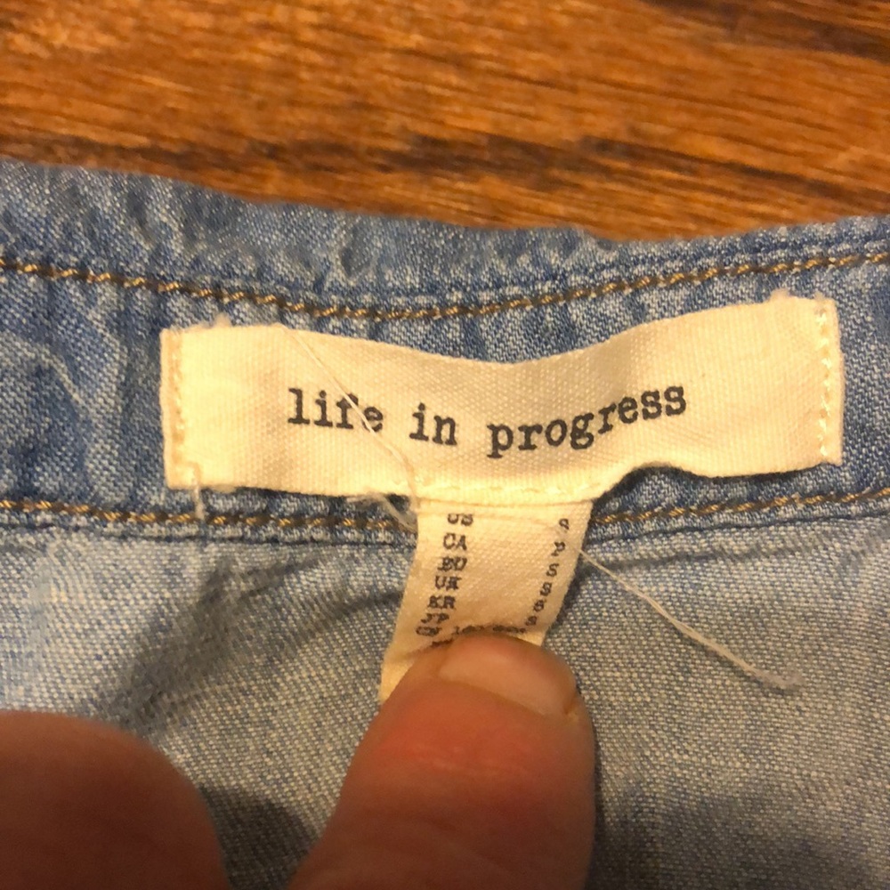 Life in progress button down - Picture 3 of 7